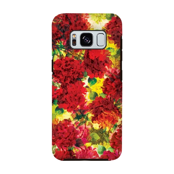 Galaxy S8 StrongFit Colorful Roses by Rossy Villarreal