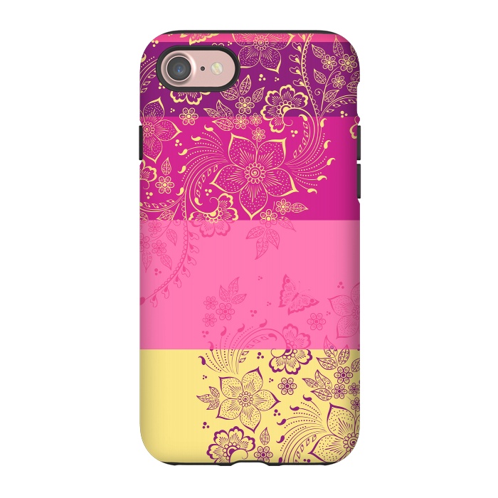iPhone 7 StrongFit Wild Flowers by Rossy Villarreal