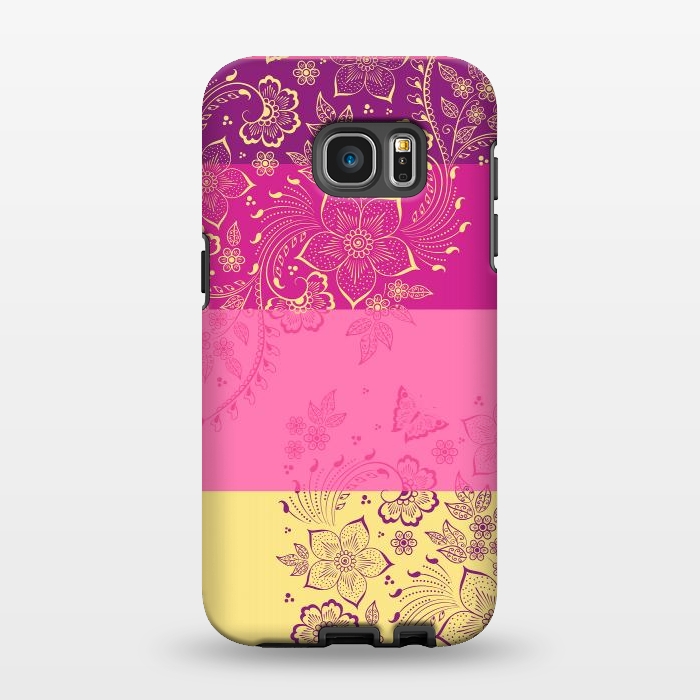 Galaxy S7 EDGE StrongFit Wild Flowers by Rossy Villarreal