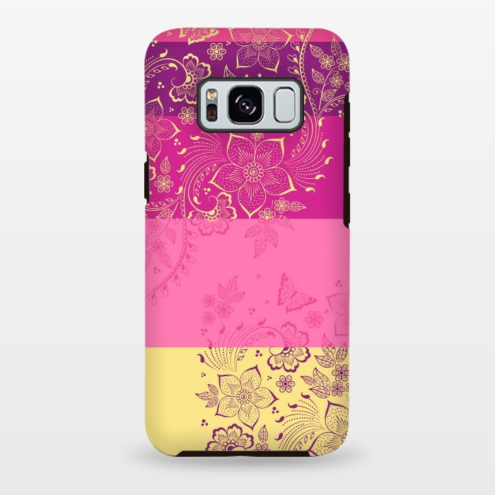 Galaxy S8 plus StrongFit Wild Flowers by Rossy Villarreal
