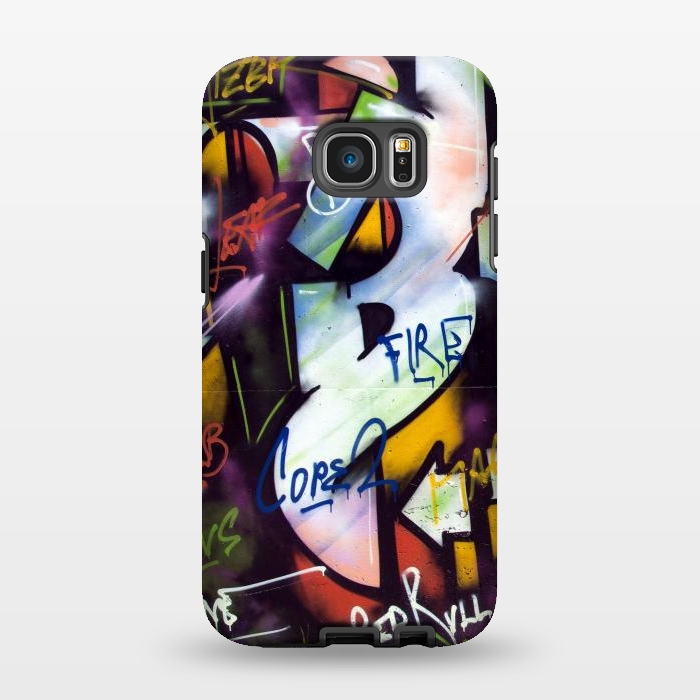 Galaxy S7 EDGE StrongFit Graffiti Street Art Typo by Andrea Haase