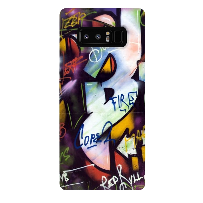 Galaxy Note 8 StrongFit Graffiti Street Art Typo by Andrea Haase