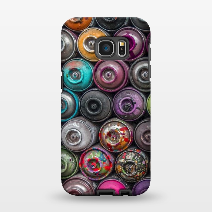 Galaxy S7 EDGE StrongFit Spray Paint Cans by Andrea Haase