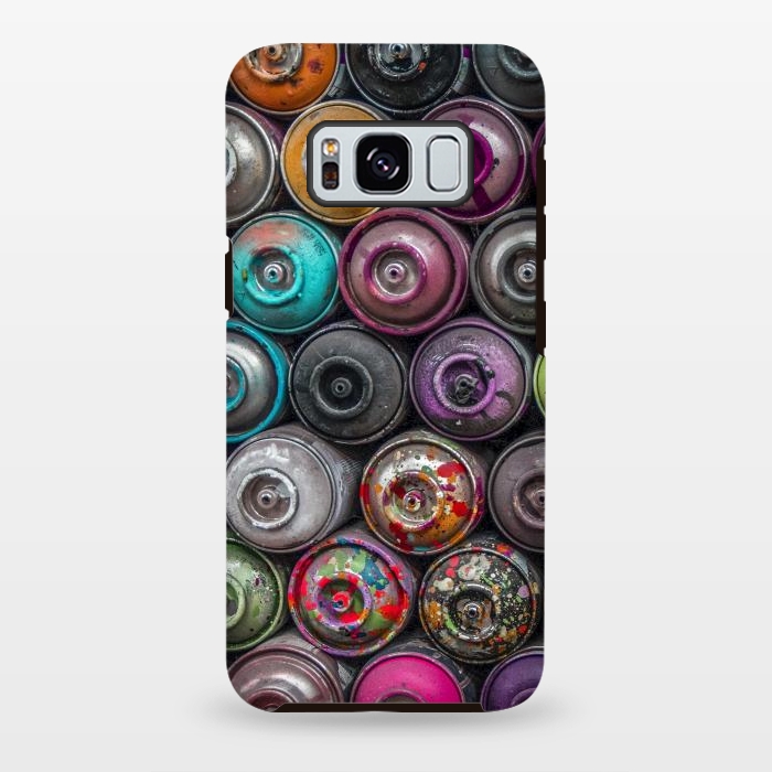 Galaxy S8 plus StrongFit Spray Paint Cans by Andrea Haase