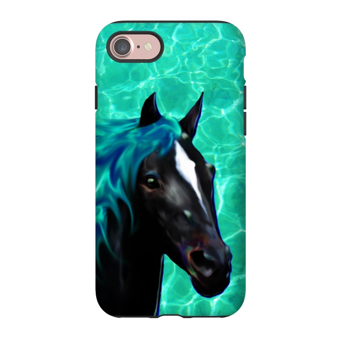 iPhone 7 StrongFit Horse Spirit Water Dream by BluedarkArt
