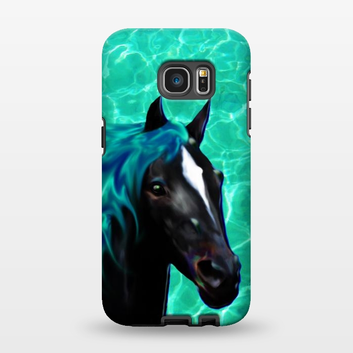 Galaxy S7 EDGE StrongFit Horse Spirit Water Dream by BluedarkArt