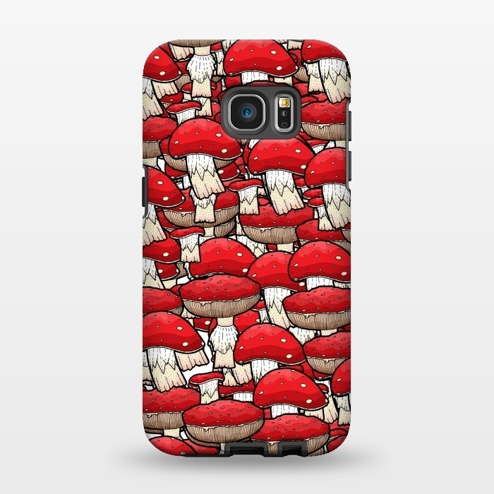 Galaxy S7 EDGE StrongFit The red mushrooms by Steve Wade (Swade)