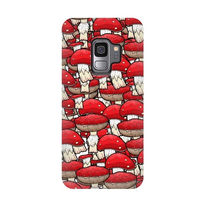 Galaxy S9 StrongFit The red mushrooms by Steve Wade (Swade)