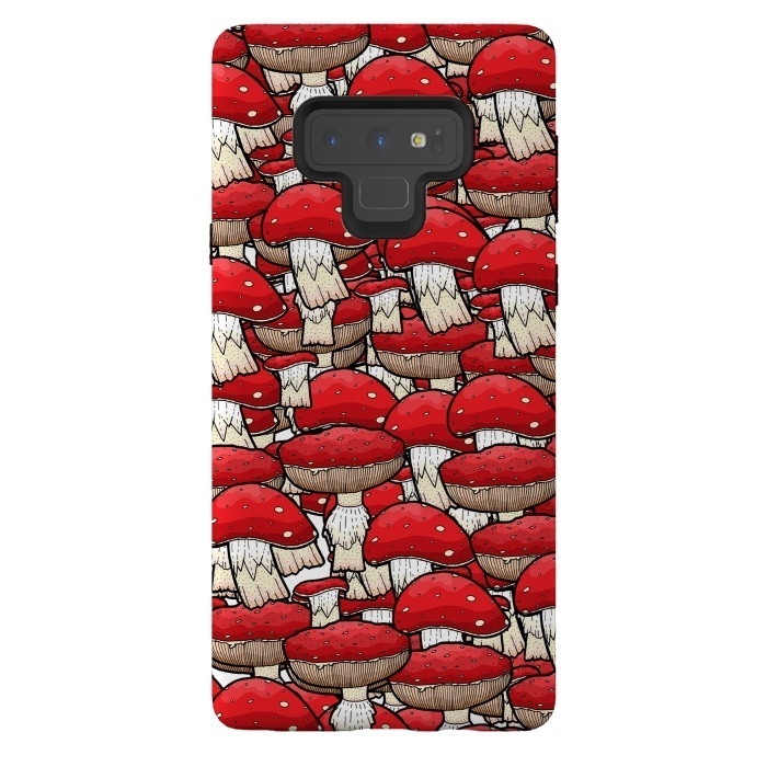 Galaxy Note 9 StrongFit The red mushrooms by Steve Wade (Swade)