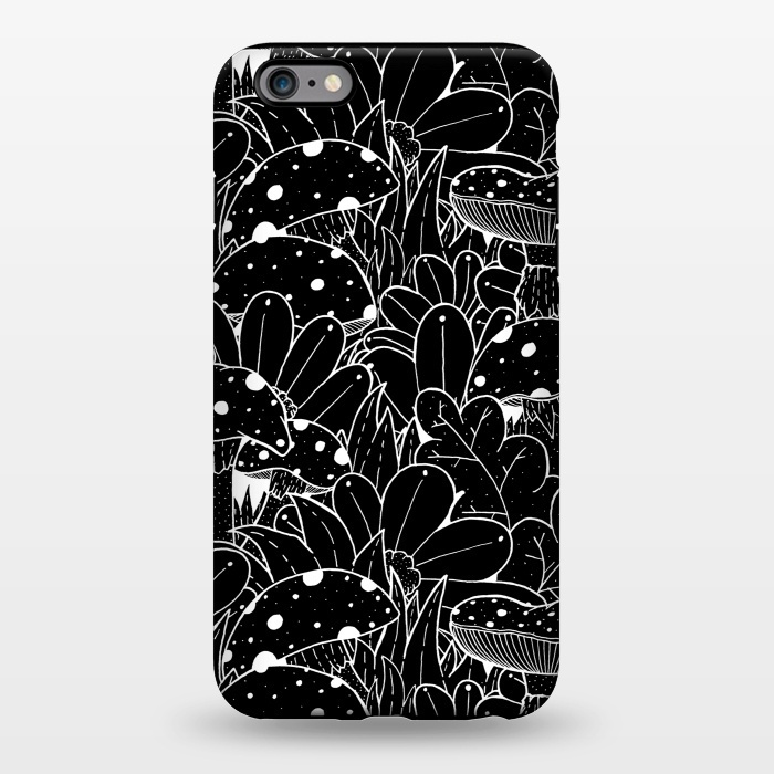 iPhone 6/6s plus StrongFit Black and white autumn pattern by Steve Wade (Swade)