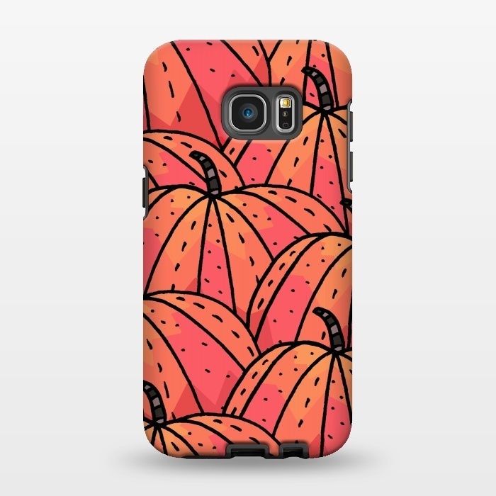 Galaxy S7 EDGE StrongFit The Pumpkins by Steve Wade (Swade)