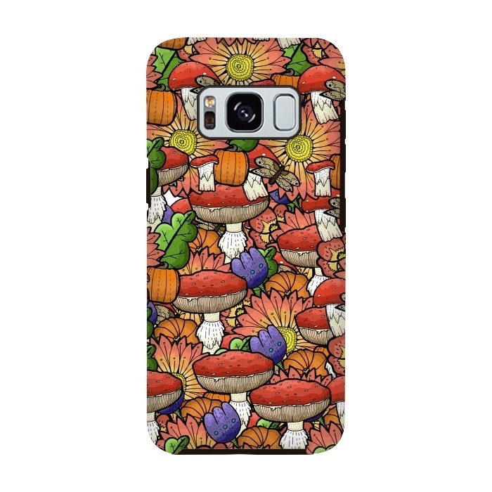Galaxy S8 StrongFit Autumn Pattern by Steve Wade (Swade)