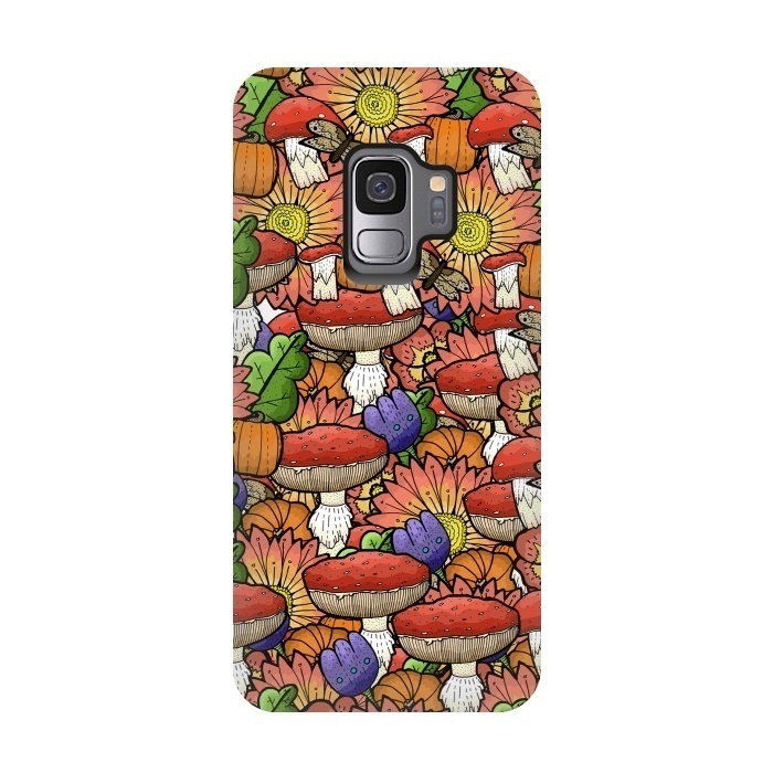 Galaxy S9 StrongFit Autumn Pattern by Steve Wade (Swade)