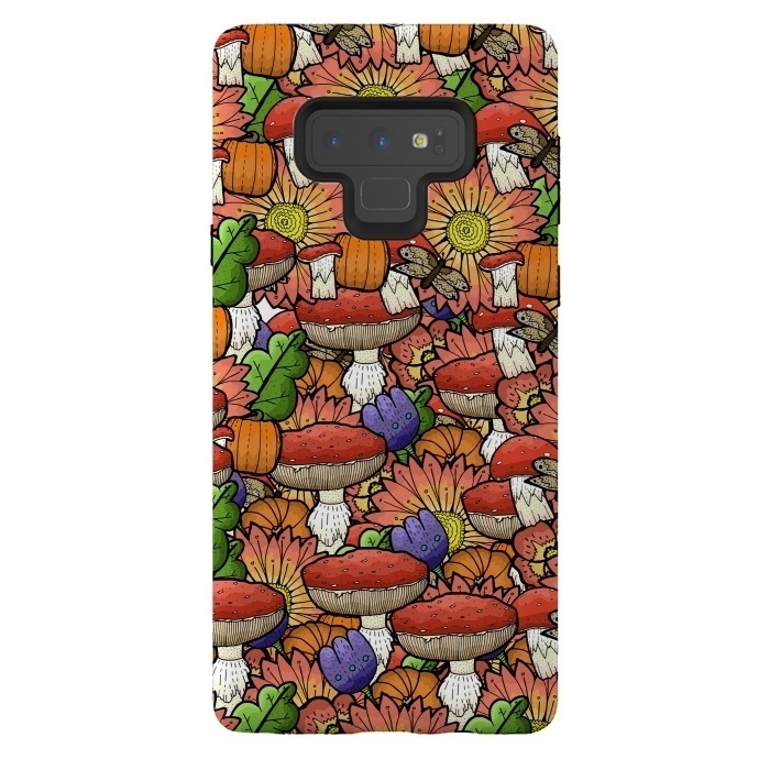 Galaxy Note 9 StrongFit Autumn Pattern by Steve Wade (Swade)