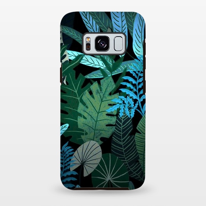 Galaxy S8 plus StrongFit Tropical Jungle at Night- Eve's Jungle by  Utart