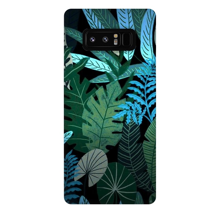 Galaxy Note 8 StrongFit Tropical Jungle at Night- Eve's Jungle by  Utart