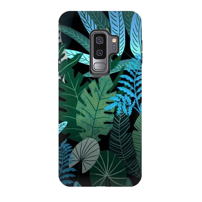 Galaxy S9 plus StrongFit Tropical Jungle at Night- Eve's Jungle by  Utart