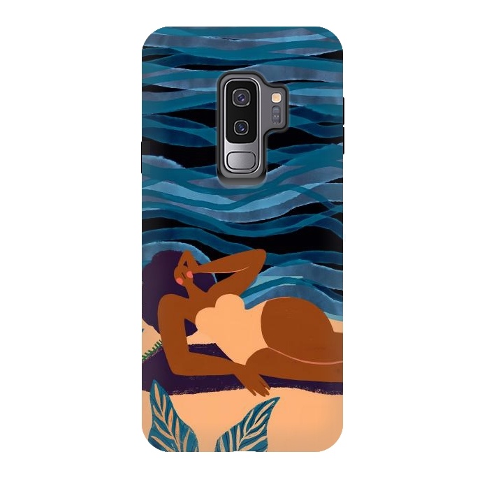 Galaxy S9 plus StrongFit Eve at the Beach - Tanning Girl  by  Utart