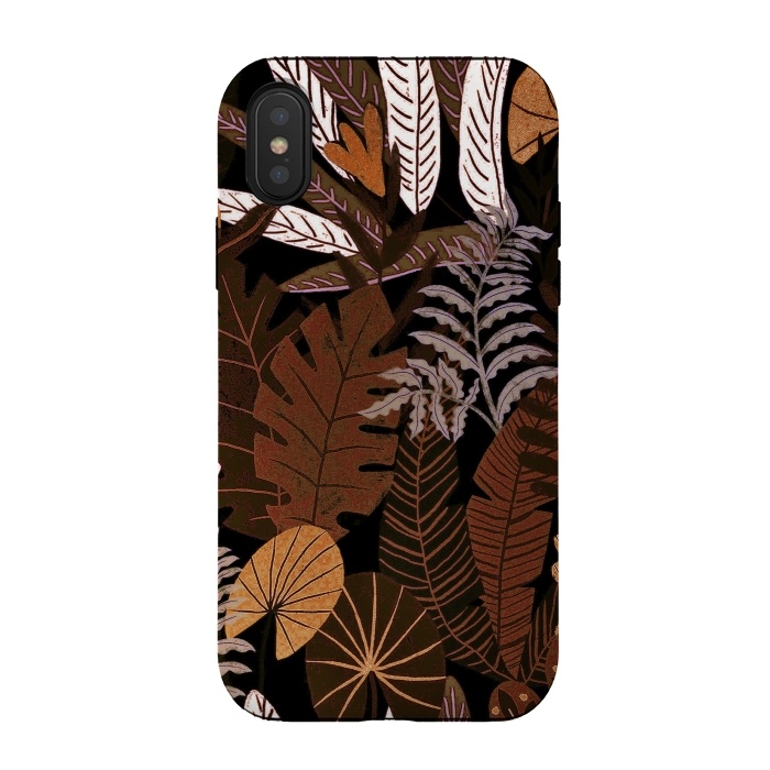 iPhone Xs / X StrongFit Eve's tropical Jungle at Night  by  Utart