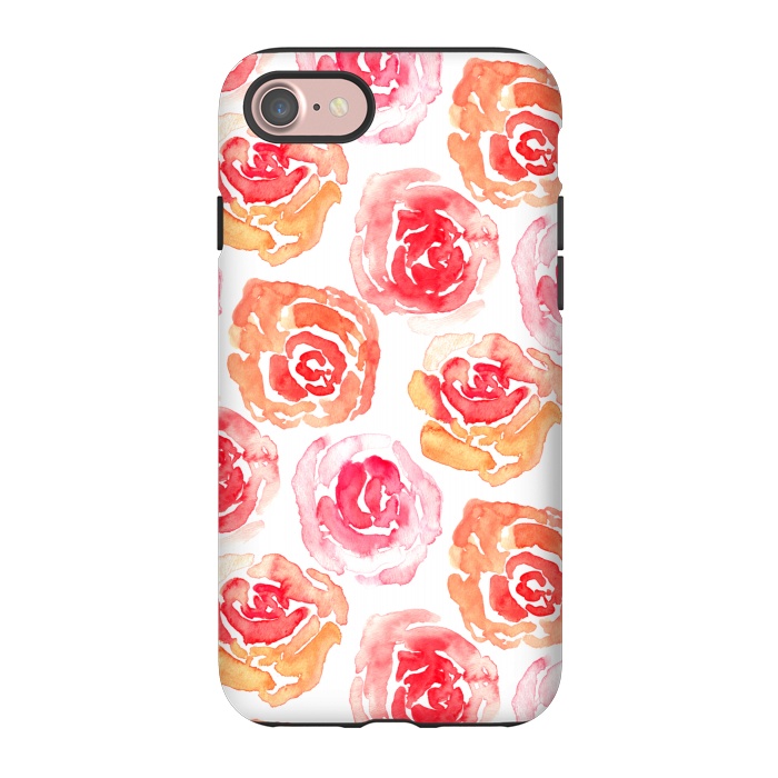 iPhone 7 StrongFit Rows of Roses  by Tigatiga