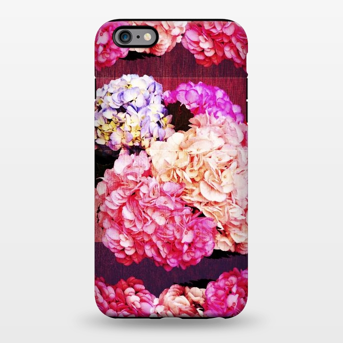 iPhone 6/6s plus StrongFit Hortencias Rosas y Azules by Rossy Villarreal