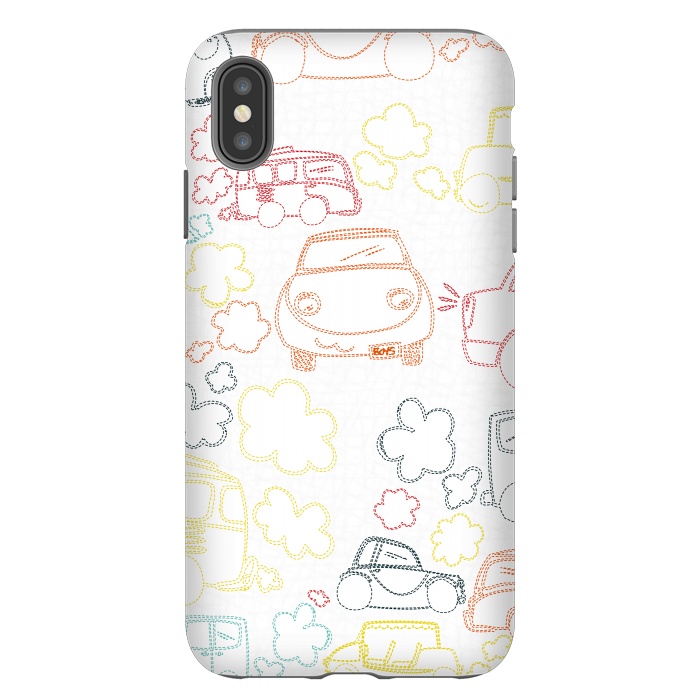 iPhone Xs Max StrongFit Stitched Cars by MaJoBV