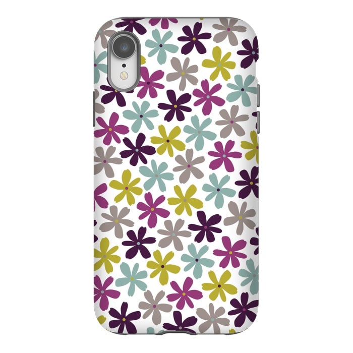 iPhone Xr StrongFit Allium Ditsy by Rosie Simons