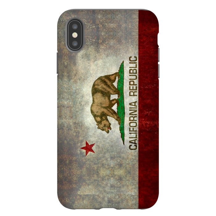 iPhone Xs Max StrongFit California Republic State by Bruce Stanfield