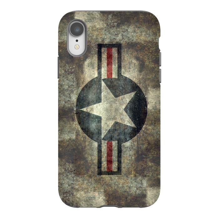 iPhone Xr StrongFit Airforce Roundel Retro by Bruce Stanfield