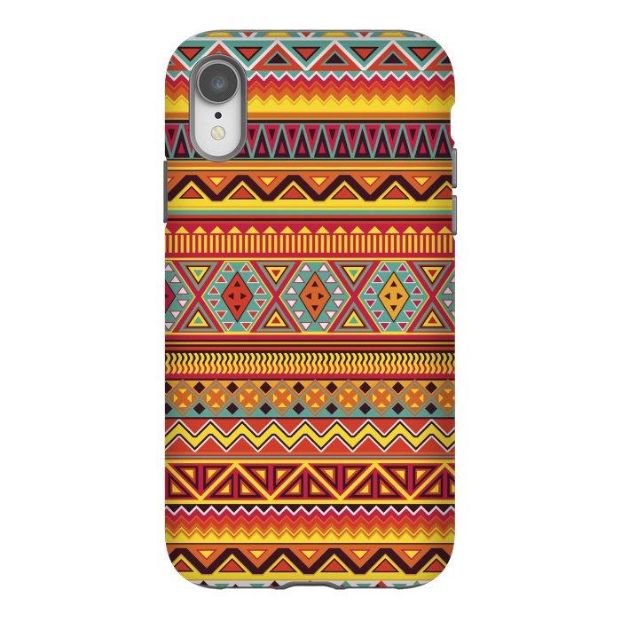 iPhone Xr StrongFit AZTEC PATTERN by Diego Tirigall