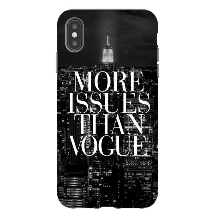 iPhone Xs Max StrongFit Siphone vogue issues nyc skyline by Rex lambo