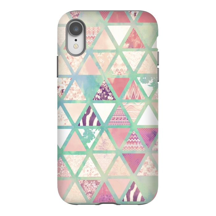 iPhone Xr StrongFit Triangles sc by Girly Trend