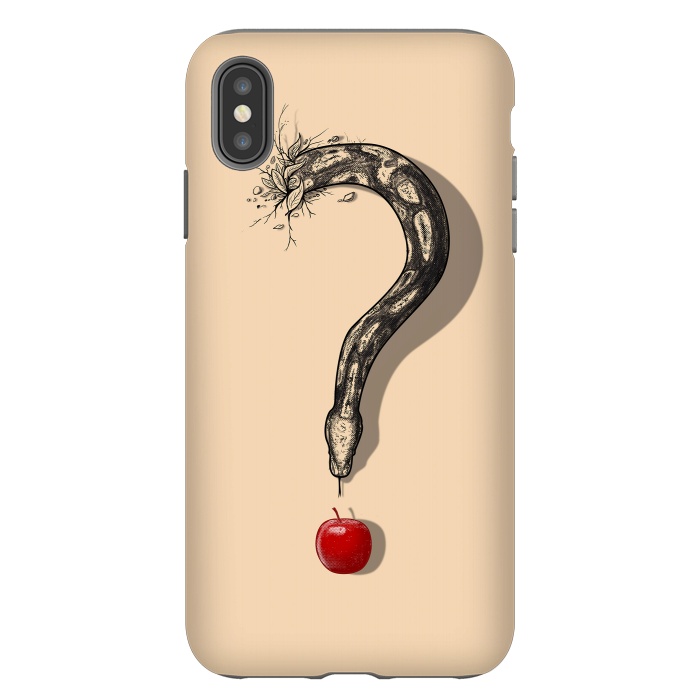 iPhone Xs Max StrongFit Curious Temptation by Nicebleed