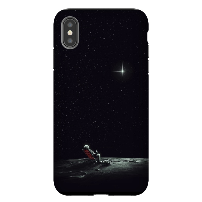 iPhone Xs Max StrongFit Space Chill by Nicebleed