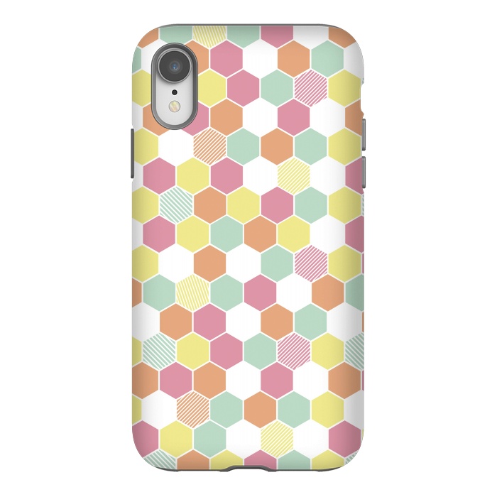 iPhone Xr StrongFit Geo Hex by Alice Perry Designs