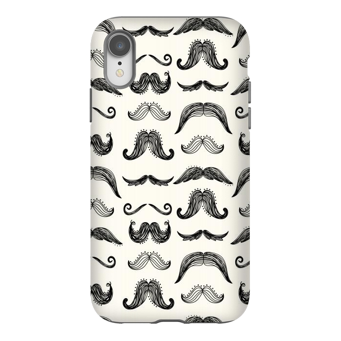 iPhone Xr StrongFit Moustache by TracyLucy Designs