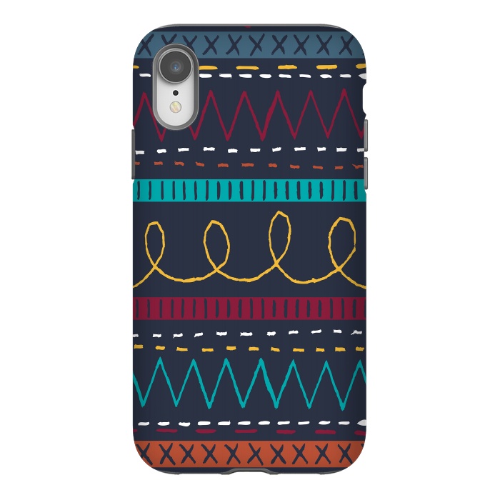 iPhone Xr StrongFit Stitch by Dunia Nalu