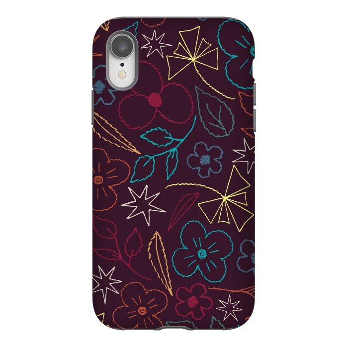 iPhone Xr StrongFit StitchGarden by Dunia Nalu