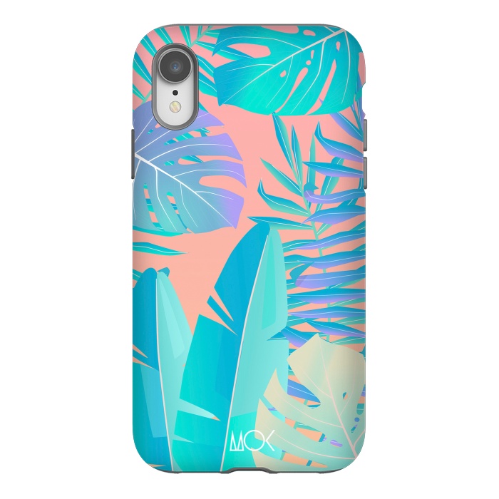 iPhone Xr StrongFit Tropics by M.O.K.