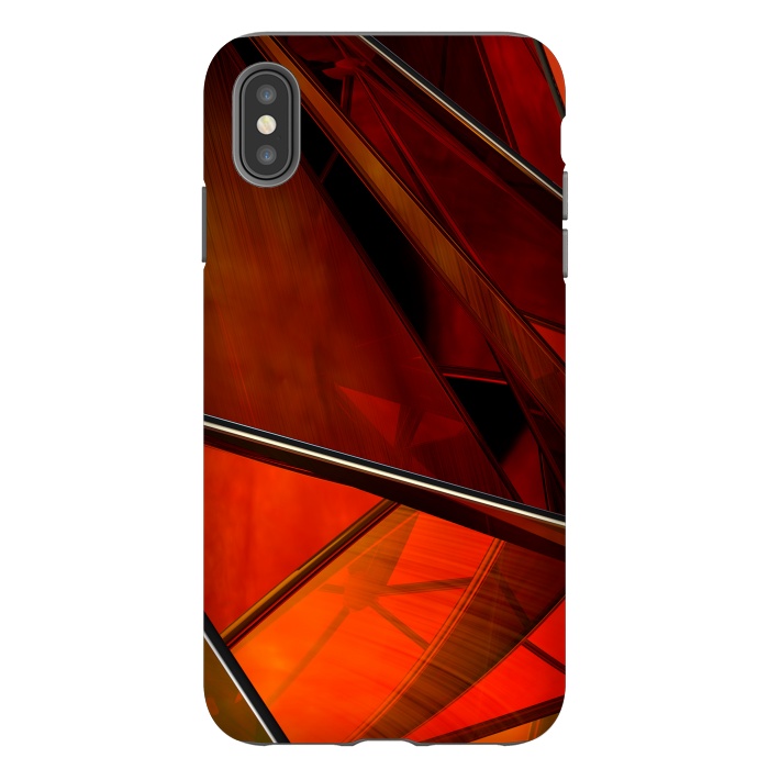 iPhone Xs Max StrongFit Red Plexus by Adoryanti