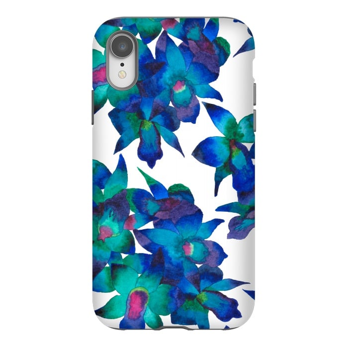iPhone Xr StrongFit Oceanic Orchid Fascination by Amaya Brydon