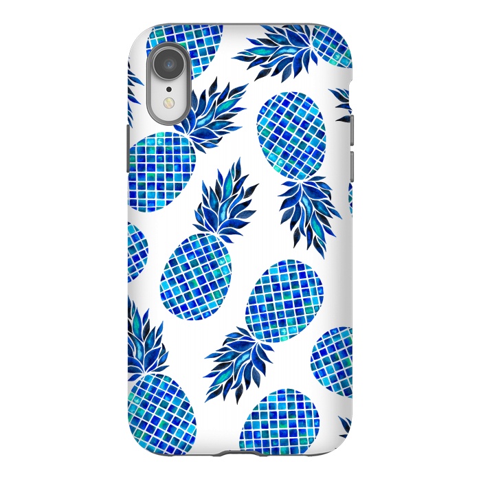 iPhone Xr StrongFit Sea Pineapples by Amaya Brydon