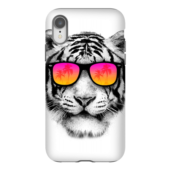 iPhone Xr StrongFit The Coolest Tiger by Mitxel Gonzalez