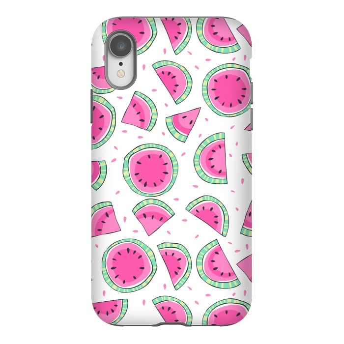 iPhone Xr StrongFit Watermelons by Laura Grant