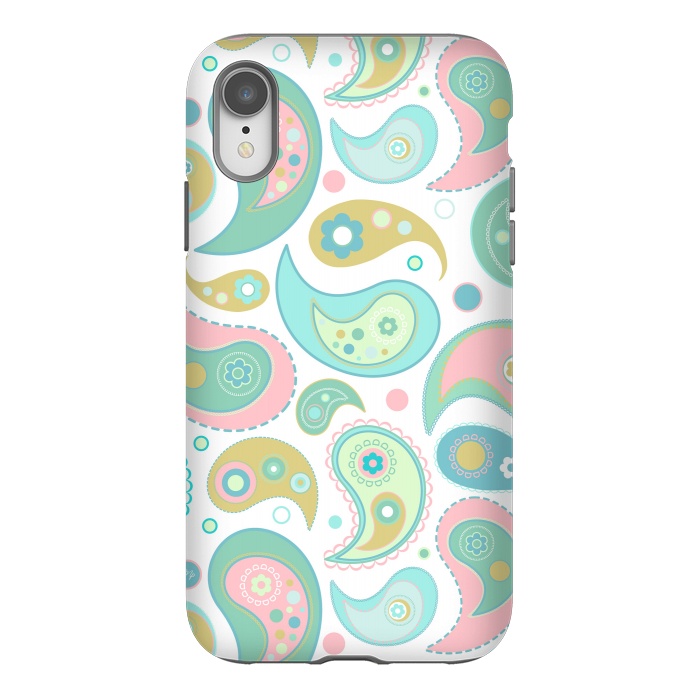 iPhone Xr StrongFit Pretty Paisley  by Martina