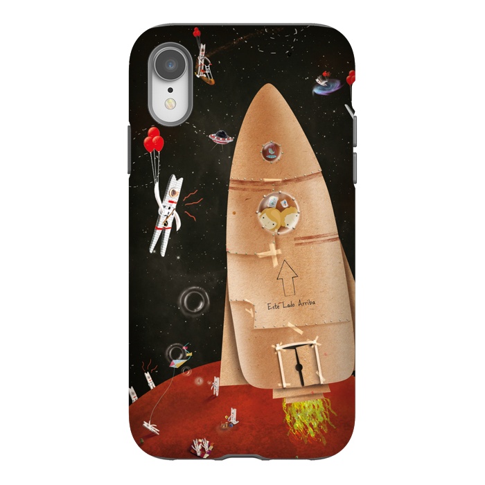 iPhone Xr StrongFit Where do The Martians Come From by Alejandro Orjuela