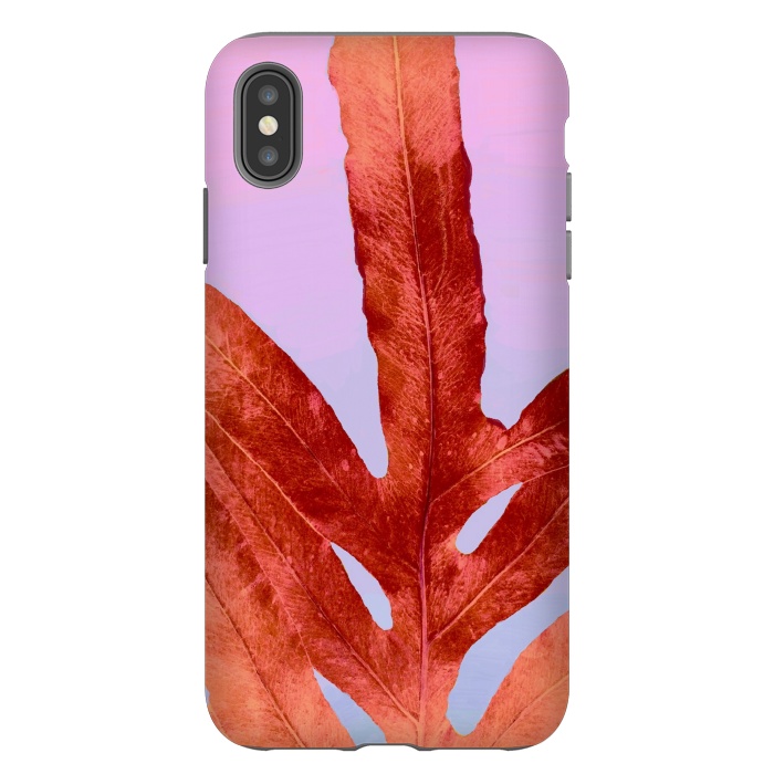 iPhone Xs Max StrongFit Red Fern Pantone by ANoelleJay