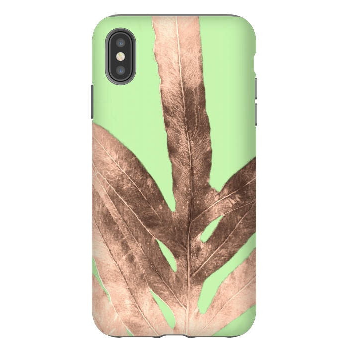 iPhone Xs Max StrongFit Sepia Fern Purple by ANoelleJay