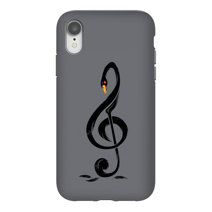 iPhone Xr StrongFit Black Swan's Melody by Steven Toang