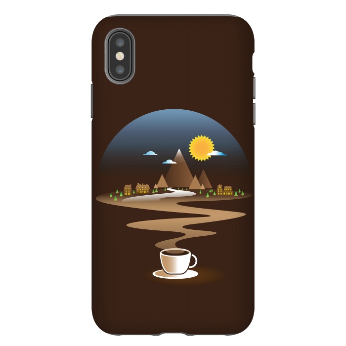 iPhone Xs Max StrongFit Coffee in Town by Steven Toang